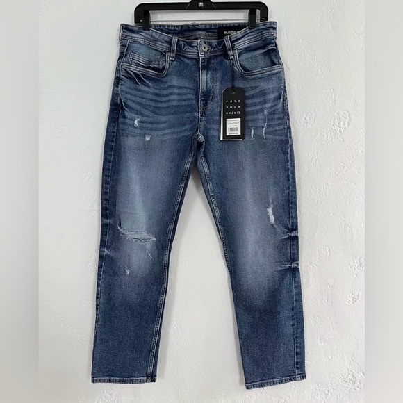 The Perfect Jean  NYC Slim Fit Stream Med Blue Men’s Multiples Size - Picture 1 of 8